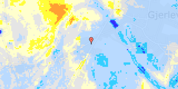 Ekstrem regn på Frederiksbergvej 3