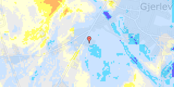 Ekstrem regn på Hadsundvej 520