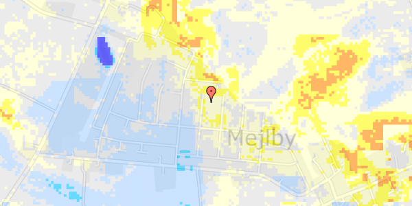 Ekstrem regn på Knøsvej 8