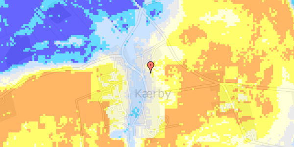 Ekstrem regn på Kærby Møllevej 8