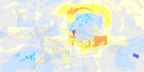 Ekstrem regn på Lindegårdsvej 33