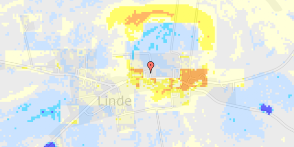 Ekstrem regn på Lindegårdsvej 39