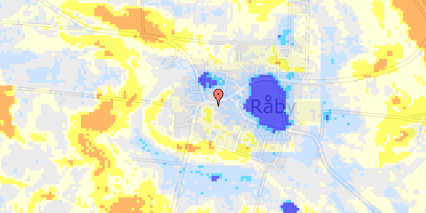 Ekstrem regn på Udbyhøjvej 624