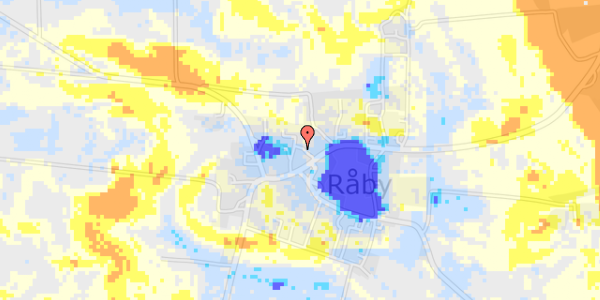 Ekstrem regn på Udbyhøjvej 639B