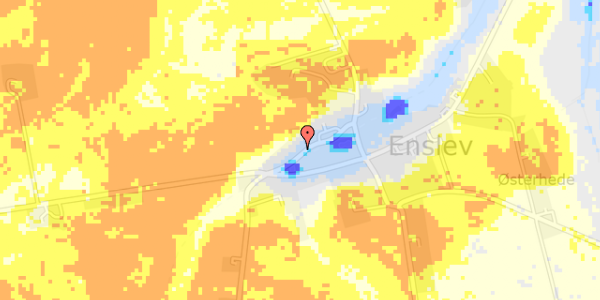 Ekstrem regn på Østendalsvej 97