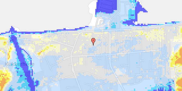 Ekstrem regn på Fægangsvej 11D, 1. 206