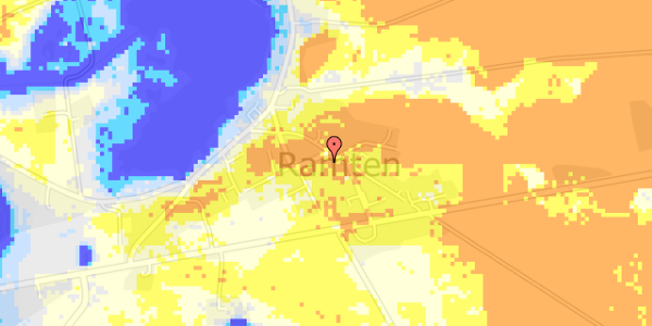 Ekstrem regn på P Madsens Vej 1