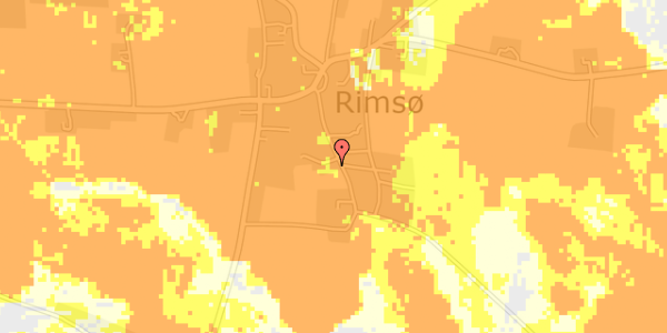 Ekstrem regn på Rimsø Kærvej 14