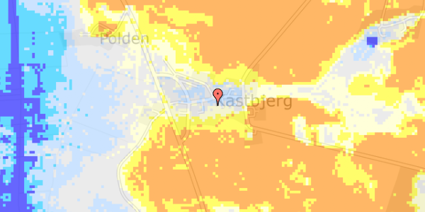 Ekstrem regn på Skindbjergvej 16