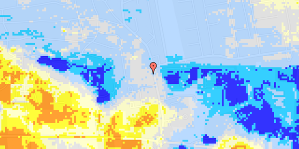 Ekstrem regn på Strandvejen 19