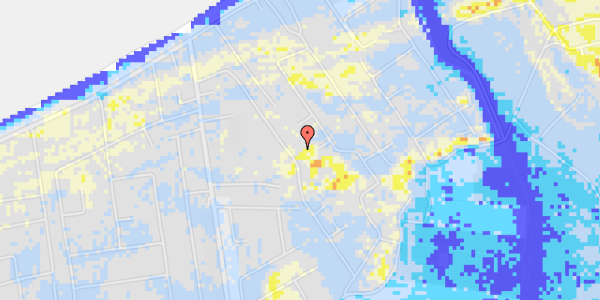 Ekstrem regn på Østre Klitvej 25