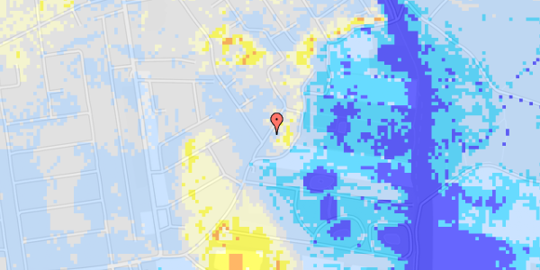 Ekstrem regn på Østre Klitvej 61