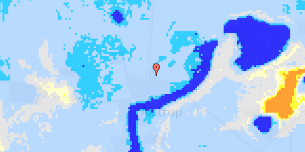 Ekstrem regn på Aalstrupvej 11