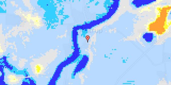 Ekstrem regn på Aalstrupvej 43