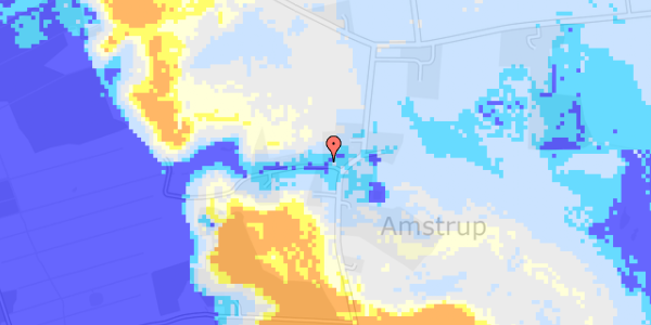 Ekstrem regn på Amstrup Vestergade 4, 1. 