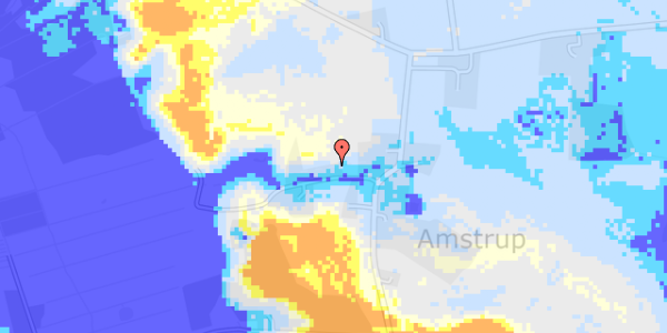 Ekstrem regn på Amstrup Vestergade 12