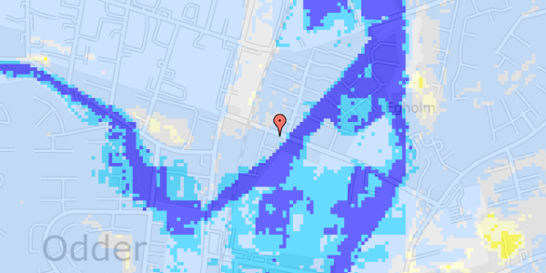 Ekstrem regn på Bisgaardsvej 14