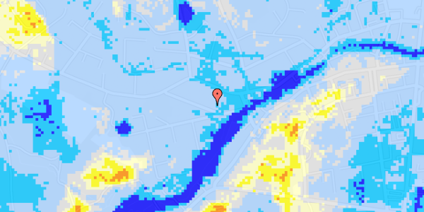 Ekstrem regn på Borgbjergalle 4