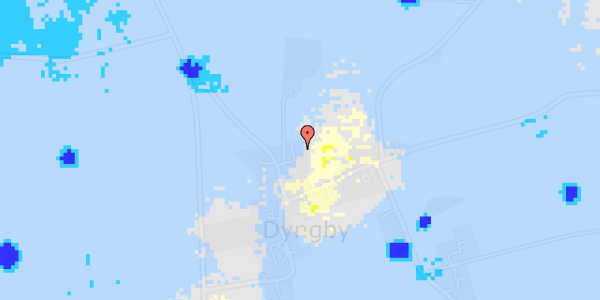 Ekstrem regn på Dyngby Møllevej 5