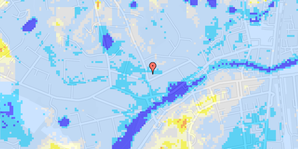 Ekstrem regn på Frederikshaldvej 6