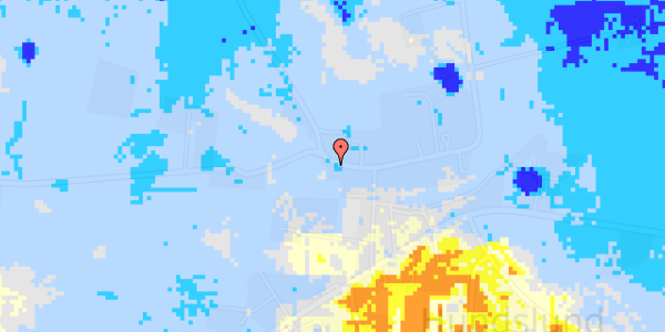 Ekstrem regn på Hadrupvej 7