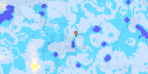 Ekstrem regn på Hadrupvej 32