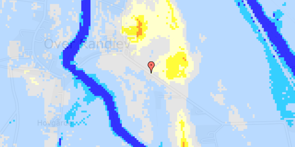 Ekstrem regn på Hesselbjergvej 63