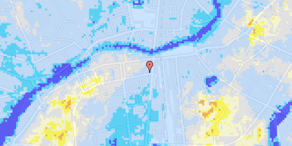 Ekstrem regn på Holsteinsgade 4, 1. 