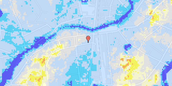 Ekstrem regn på Holsteinsgade 8, 2. th