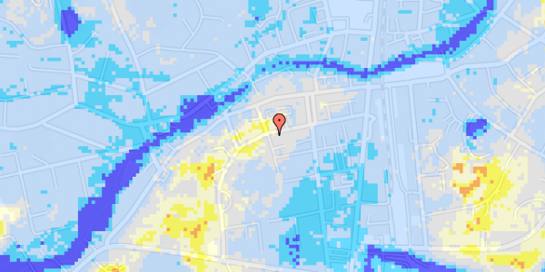 Ekstrem regn på Holsteinsgade 29B, st. th