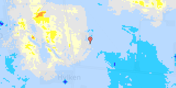 Ekstrem regn på Hølkenvej 60