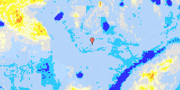 Ekstrem regn på Jonasdalen 12B