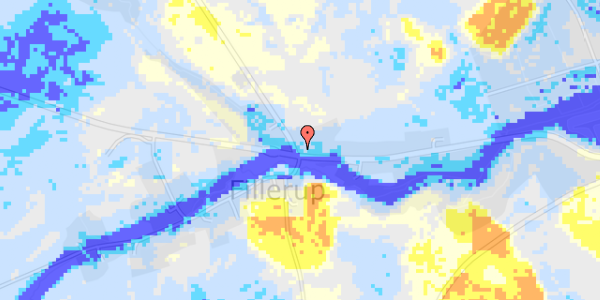 Ekstrem regn på Kongshusvej 160B