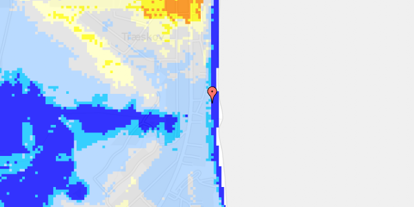 Ekstrem regn på Kystvejen 38