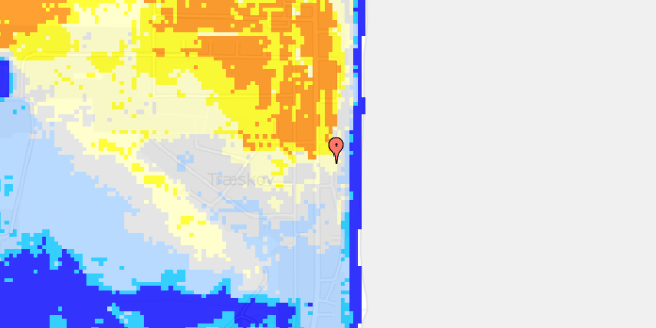 Ekstrem regn på Kystvejen 60