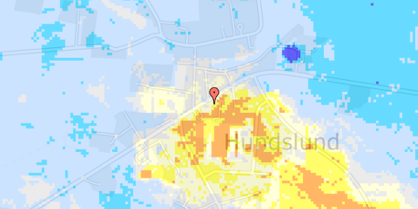 Ekstrem regn på Landevejen 12