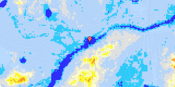 Ekstrem regn på Nørregade 57A