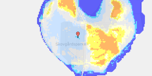 Ekstrem regn på Skovgårdsparken 72