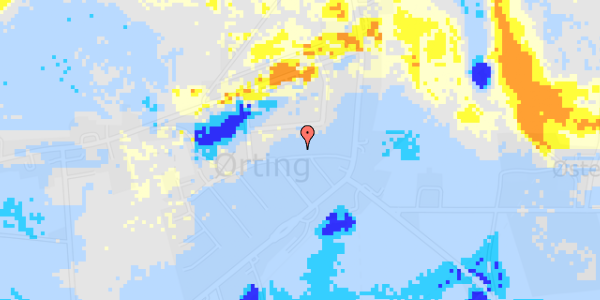 Ekstrem regn på Smedegade 10