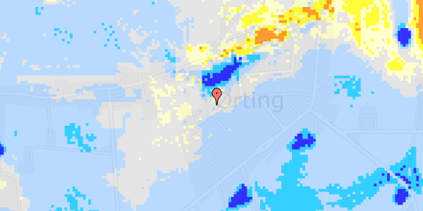 Ekstrem regn på Smedegade 54