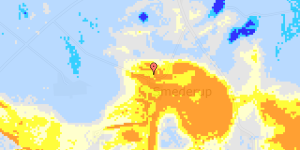 Ekstrem regn på Smederupvej 19