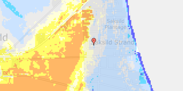 Ekstrem regn på Snekkeager 6