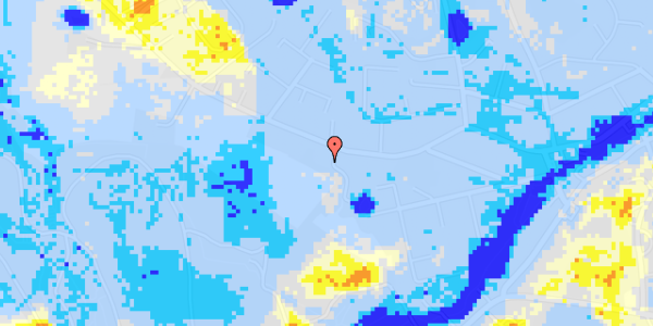 Ekstrem regn på Snærildvej 43C