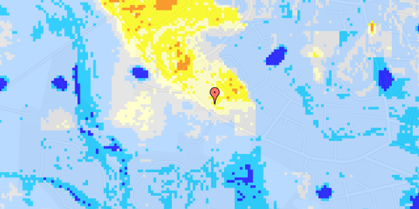 Ekstrem regn på Snærildvej 100