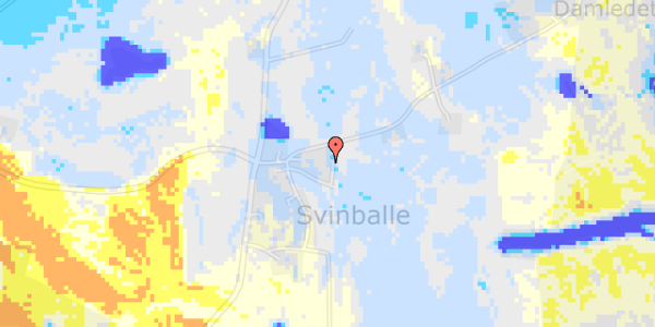 Ekstrem regn på Svinballevej 25A