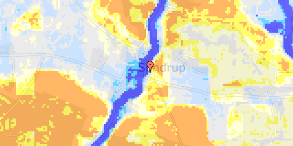 Ekstrem regn på Vads Møllevej 9