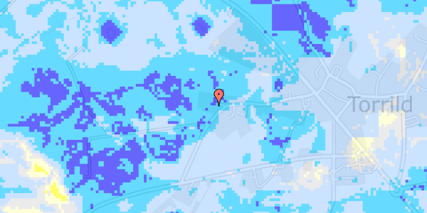 Ekstrem regn på Vandværksvej 20