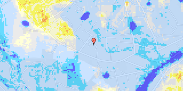 Ekstrem regn på Vesterled 8