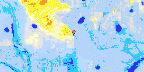 Ekstrem regn på Vesterled 11