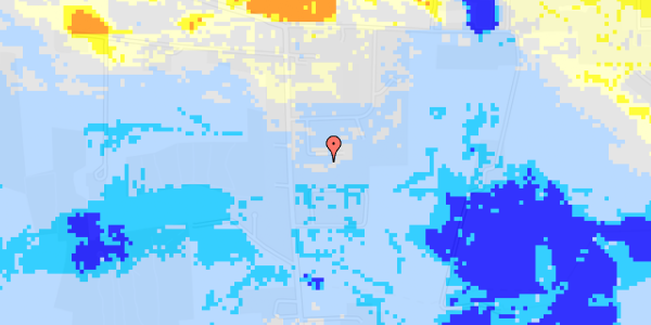 Ekstrem regn på Østerlunden 14